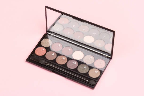 istock set of pastel eyeshadows isolated on rose background 1209250309
