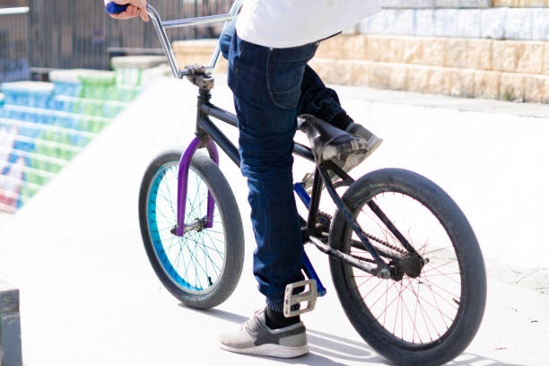 istock free style bike on skateboard 1209250321