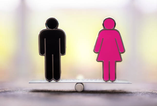 男女共同参画と女性の権利 - gender symbol human gender male sexual issues ストックフォトと画像