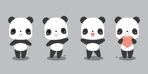 Panda Kawaii - Banco de fotos e imágenes de stock - iStock Panda Kawaii - Banco de fotos e imágenes de stock - iStock