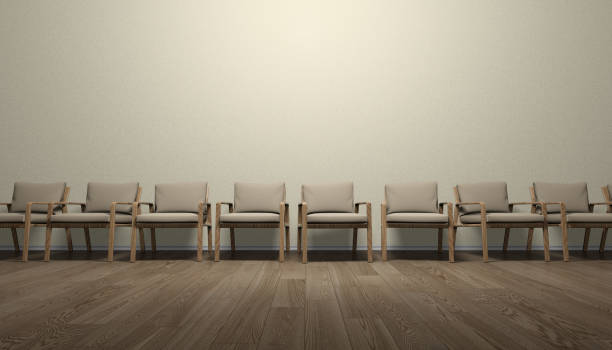 istock Illustration of a lighted room with chairs. 1209255832
