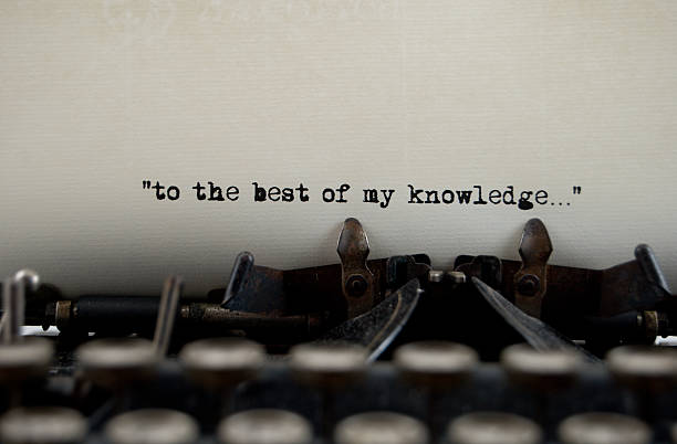 istock "To The Best of My Knowledge" 120925644