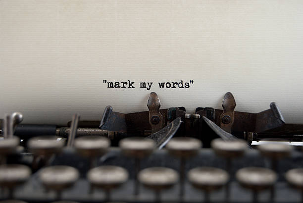 istock "Mark My Words" 120925660