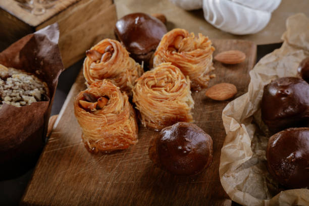 istock delicious mouth-watering sweets on the table 1209263947
