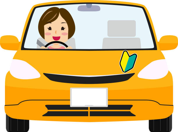 New Driver Female Illustrations, Royalty-Free Vector Graphics & Clip ...