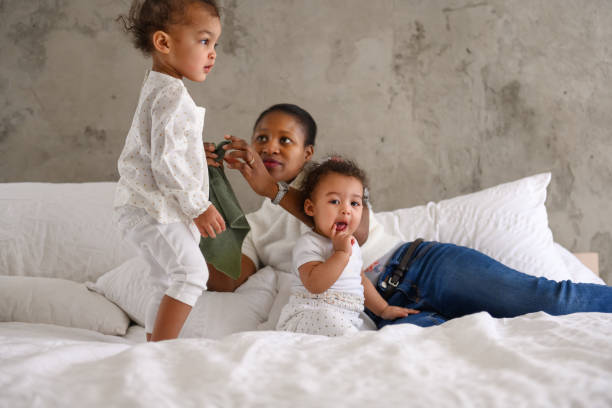 istock Beautiful mixed-race family 1209269371