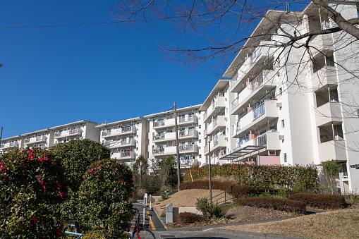 Housing complex in Hino-city, Hino-city Tokyo, Tokyo, Japan