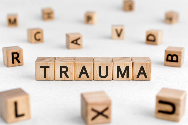 istock Trauma - words from wooden blocks with letters 1209272764