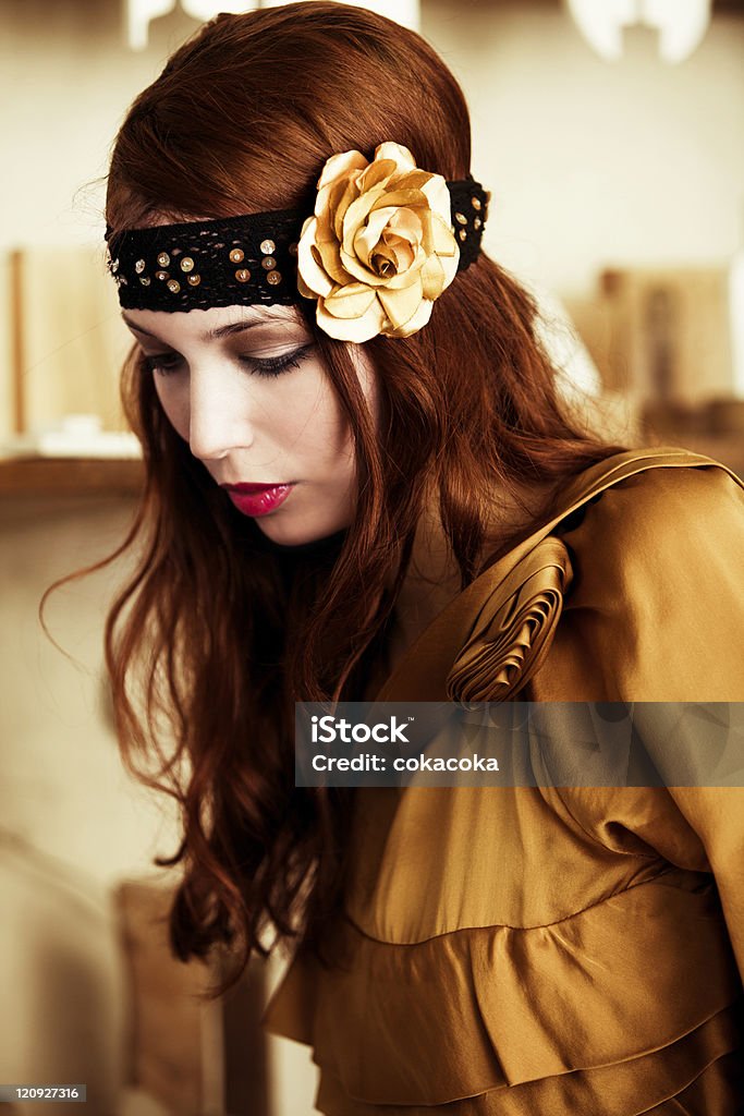 DECORACIÓN DE CABELLO - Foto de stock de A la moda libre de derechos