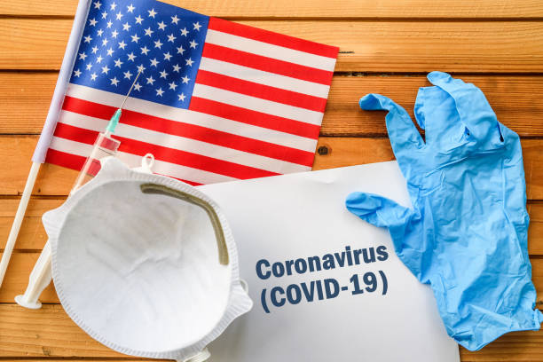 coronavirus in vereinigte staaten von amerika - bhutanese flag stock-fotos und bilder