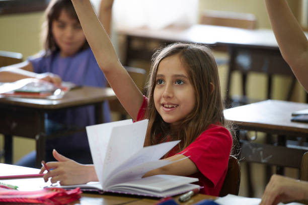 School starts with joy stock photo