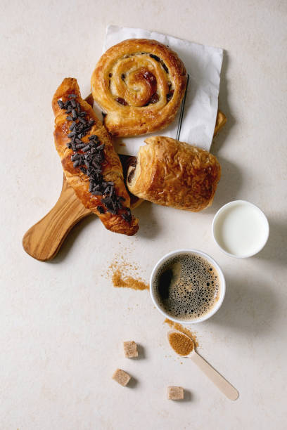 istock Puff pastry buns and croissant 1209298581