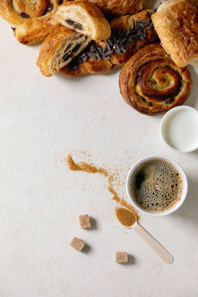 istock Puff pastry buns and croissant 1209298587