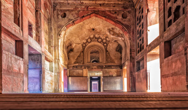 istock Agra Fort entrance interior,  beautiful details, India 1209300902