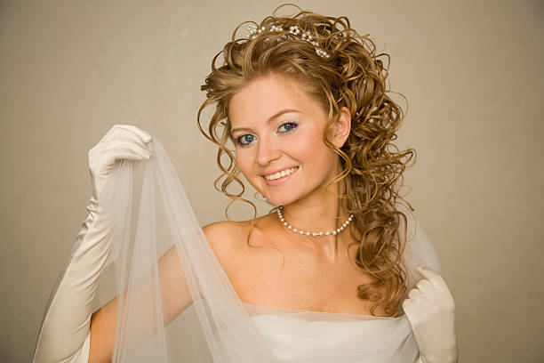 Stunning bride stock photo