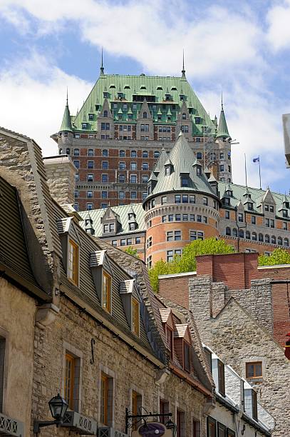 istock Chateau Frontenac in spring. Quebec city. 120930647