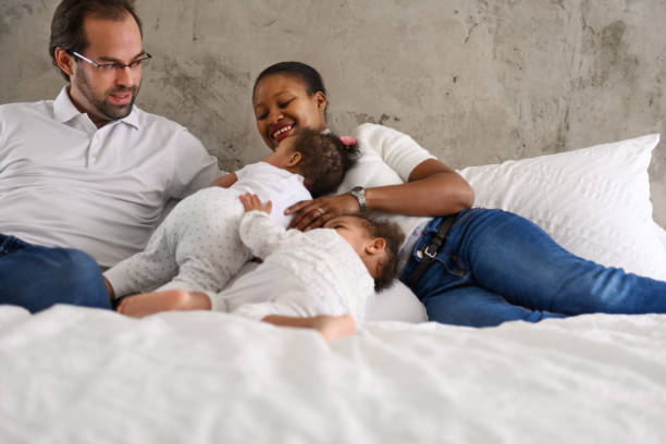 istock Beautiful mixed-race family 1209306839