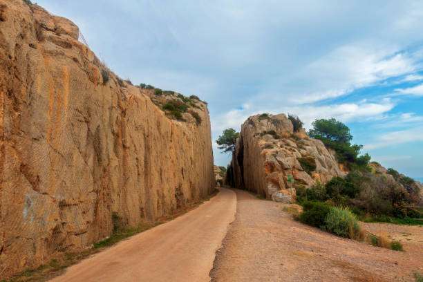 The green way from Benicassim to Oropesa, Spain