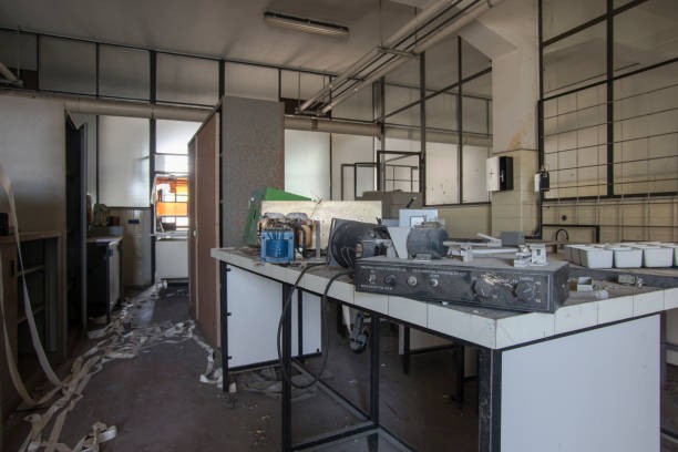 istock Details of an abandoned laboratory 1209310628