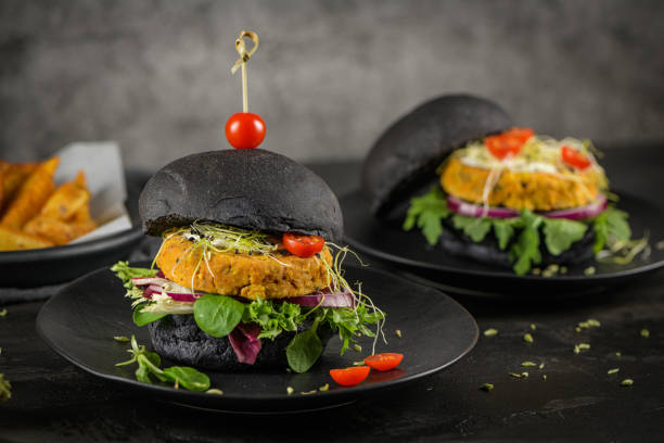 istock Tasty grilled veggie burgers 1209310709