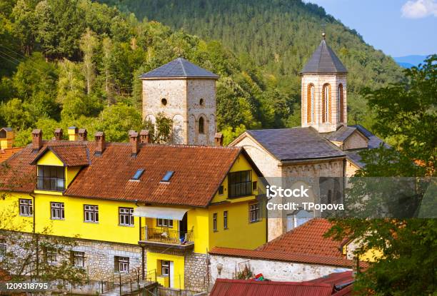 The Medieval Monastery Raca Serbia Stock Photo - Download Image Now - Abbey - Monastery, Architecture, Balkans