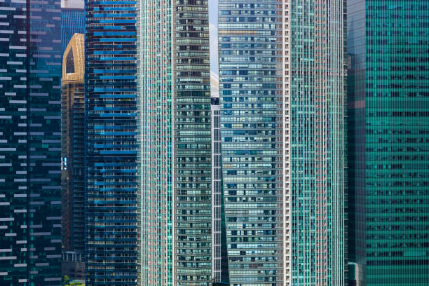 istock Modern skyscrapers at Singapore 1209319007