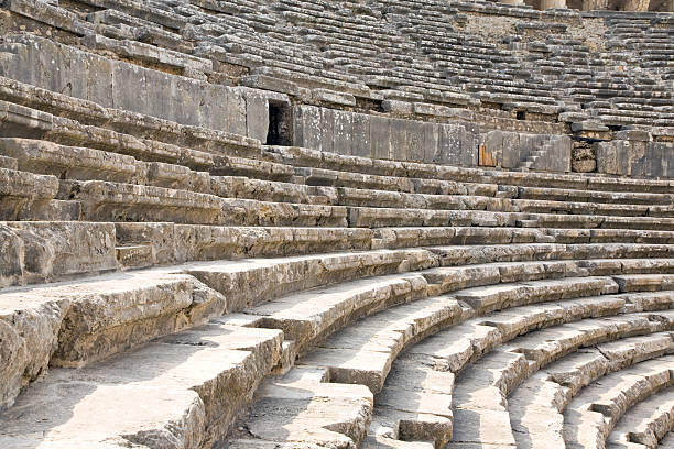 istock Ancient roman amphitheater Aspendos. 120932173