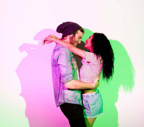 istock Male hipster exercising wearing knit hat 1209332128
