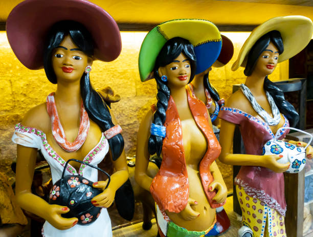 istock Clay dolls. Colorful clay dolls. 1209332187