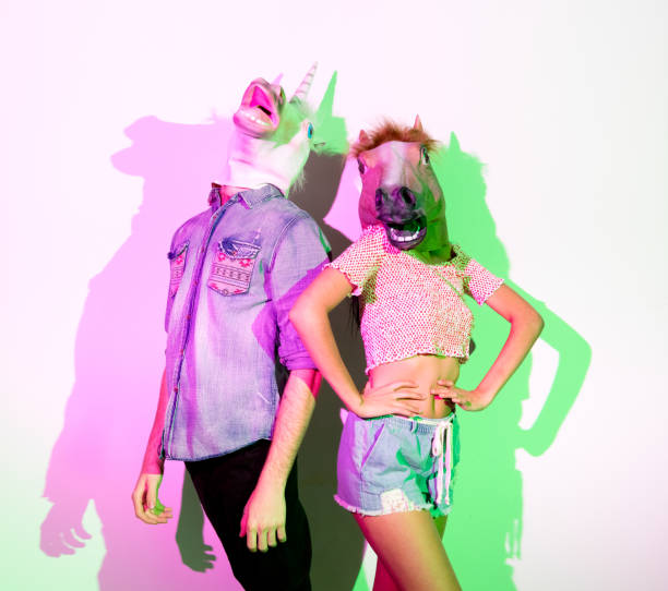 istock Male hipster wearing costume 1209332252