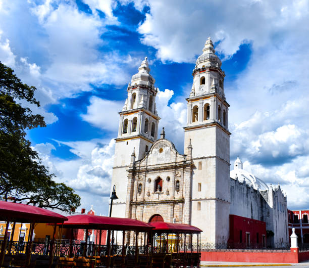 istock Campeche Cathedral in Mexico 1209332758