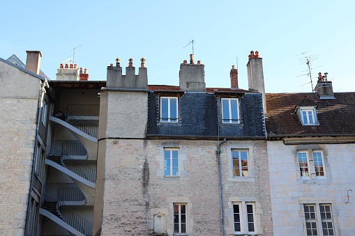 Typical house in Besançon, town of Besançon - Department of Doubs - Bourgogne Franche Comté region - France