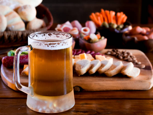 istock Beer and finger food table 1209335980