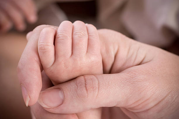 istock Hands of Mother and Baby 120934106