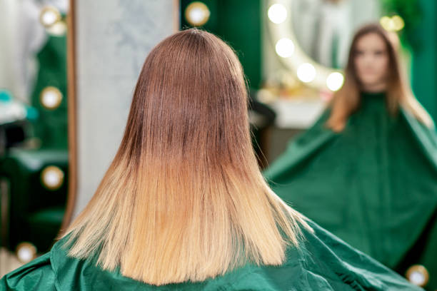istock Young woman with new hairstyle. 1209345495