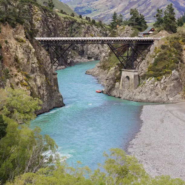 Photo of Bridge over the Hanmer river, New Zealand's south island