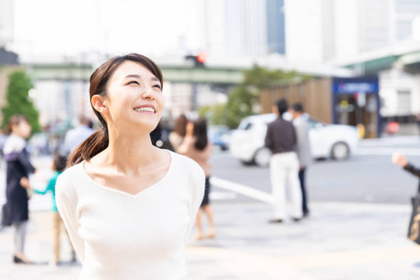 istock asian woman who smile 1209365231
