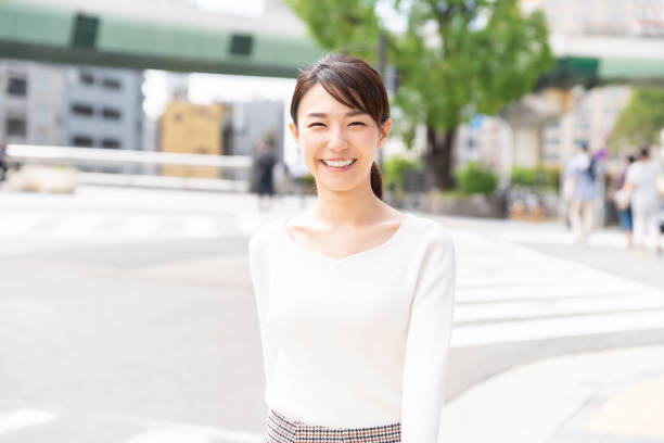 istock asian woman who smile 1209365271