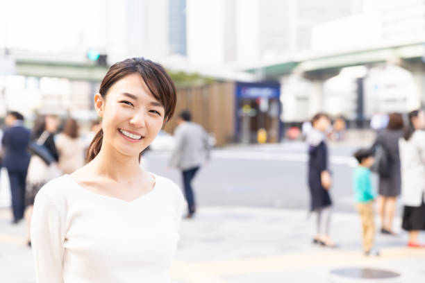 istock asian woman who smile 1209365844