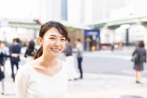 istock asian woman who smile 1209365867