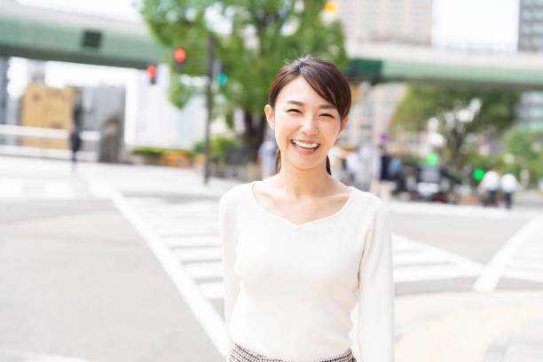 istock asian woman who smile 1209366384