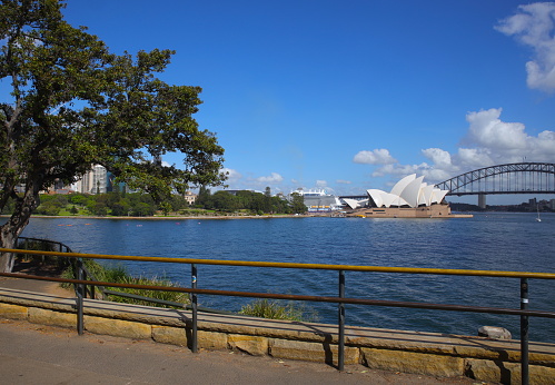 Sydney Harbour and Sydney Opera House, Sydney, Australia.