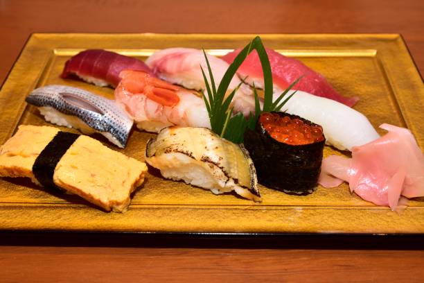 istock Sushi, Japanese cuisine 1209371596