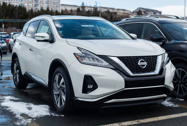 Dartmouth, Canada - February 28, 2020 - A 2020 Nissan Murano Suv at a dealership.