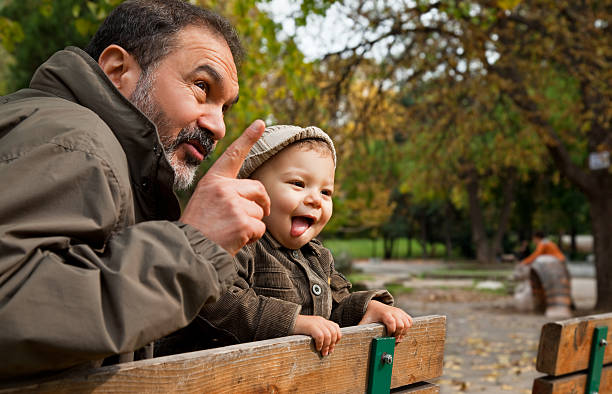 istock Grandfather and child 120937508