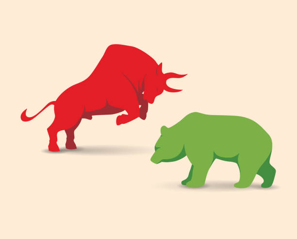 Bull market VS Bear market Bull market metaphor
High resolution jpeg included.
Vector files can be re-edit and used in any size drop bear stock illustrations