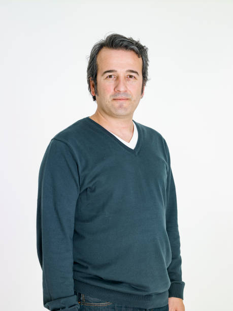 istock Caucasian man Portrait with blank expression 1209391070