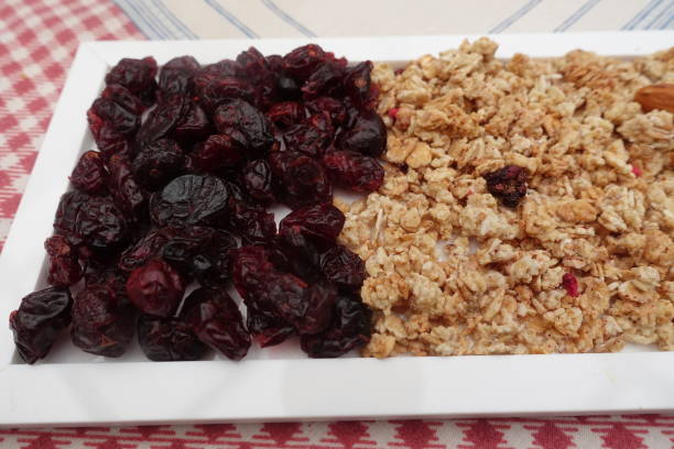 Breakfast  Cereals Grilled  Cranberries Meal buffet