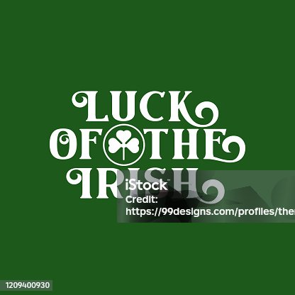 istock St. Patrick's Day Vector Illustration. Happy St. Patrick's Day vector flat design template 1209400930