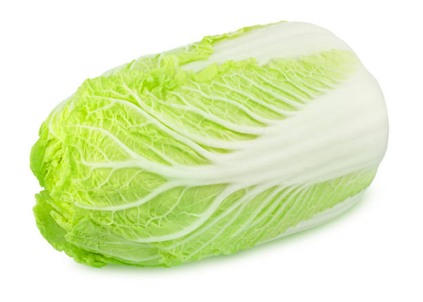 istock Fresh whole chinese cabbage isolated on a white background. 1209402428